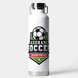 Bouteille D'eau Personnaliser Football AJOUTER TEXTE Varsity Team 