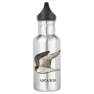 Bouteille D'eau PERSONNALISER IT Peregrine Falcon Flying Fierce Bi