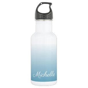Bouteille D'eau Personnel gradient ombre angel blue