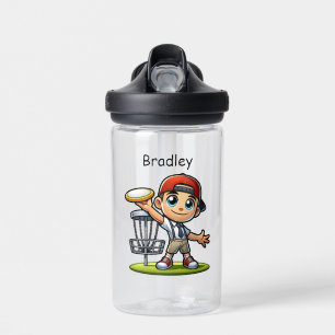 Bouteille D'eau Petit Garçon Cute Jouer Disque Golf Personnalisé