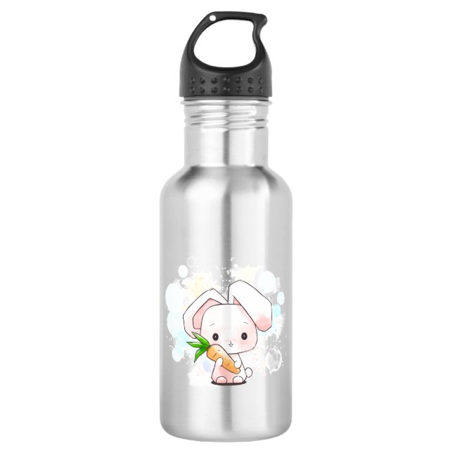Bouteille D'eau Petit Lapin Doux (Devant)
