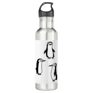 Bouteille D'eau petit pingouin trois mignon