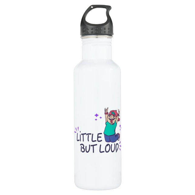 Bouteille D'eau Peu mais bruyant (Devant)