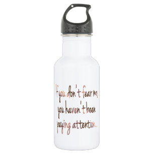 Bouteille D'eau Peur-moi Drôle Cocky Gamer Citation Sarcasm Humo