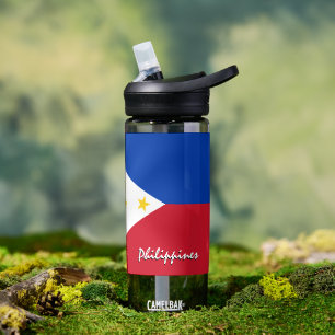 Bouteille D'eau Philippines bouteille, drapeau patriotique Philipp