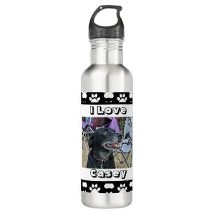 Bouteille D'eau Photo pour animaux customisés et Empreinte de patt