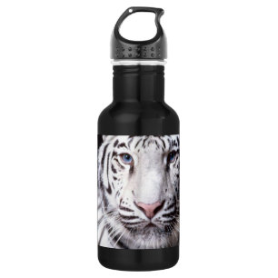Bouteille D'eau Photographie blanche de tigre de Bengale