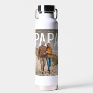 Bouteille D'eau PhotoPop Amour Tu Maman/Papa Tellement