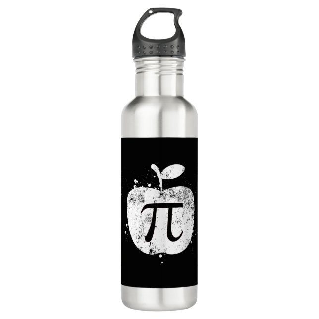 Bouteille D'eau Pi Apple Pie Pie Funny (Devant)
