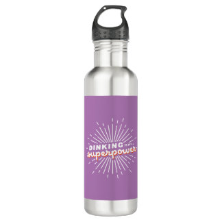 Bouteille D'eau Pickleball Dinking is My Superpower Funny Cadeau