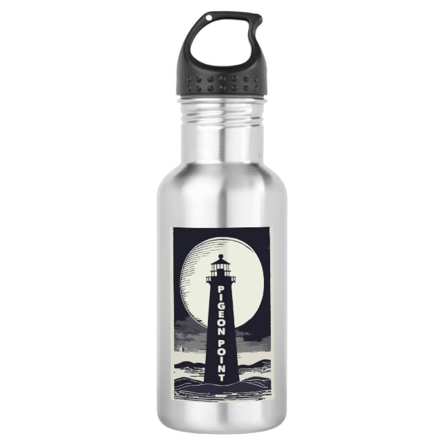 Bouteille D'eau Pigeon Point Lighthouse California Moon (Devant)