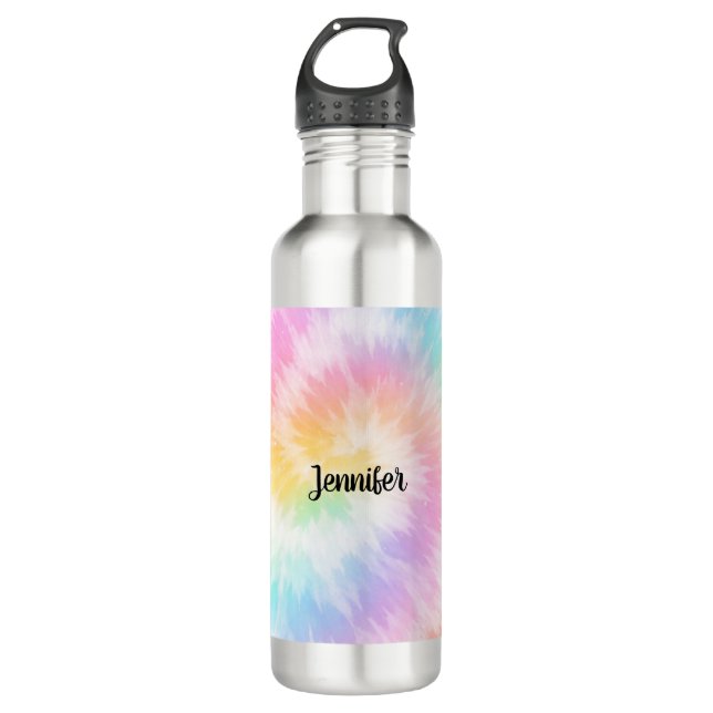 Bouteille D'eau Pink Pastel Tie Dye Girly Chic                     (Devant)