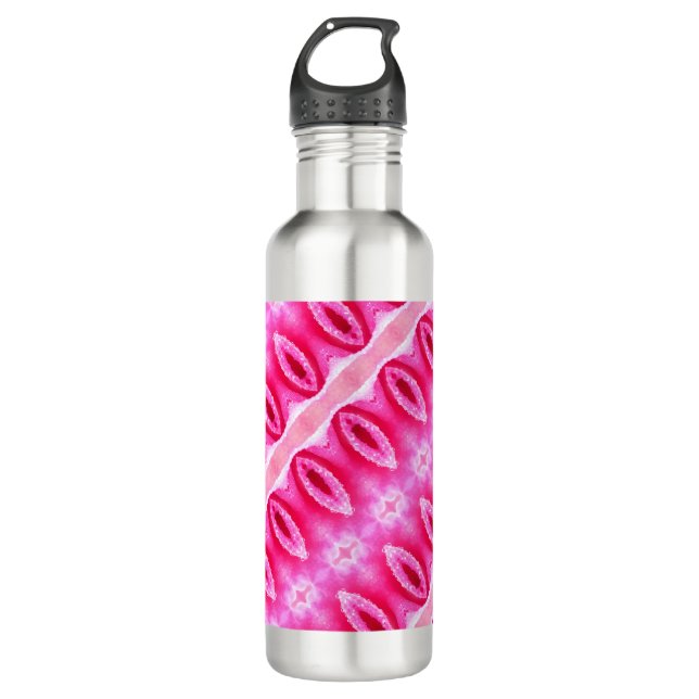 Bouteille D'eau Pinkey Rose Ikat 6 (Devant)