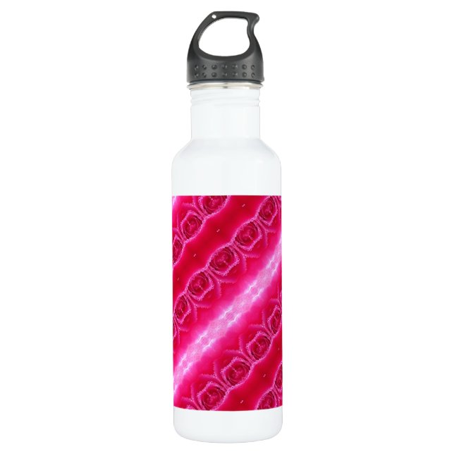 Bouteille D'eau Pinkey Rose Ikat 8 (Devant)