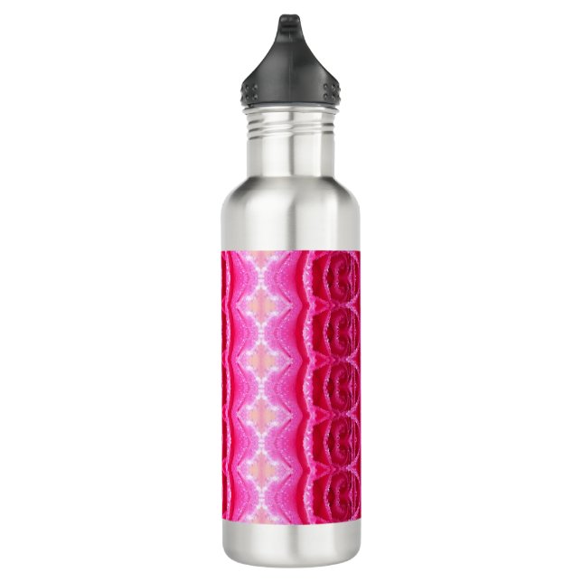 Bouteille D'eau Pinky Rosey Ikat 2 (Droite)