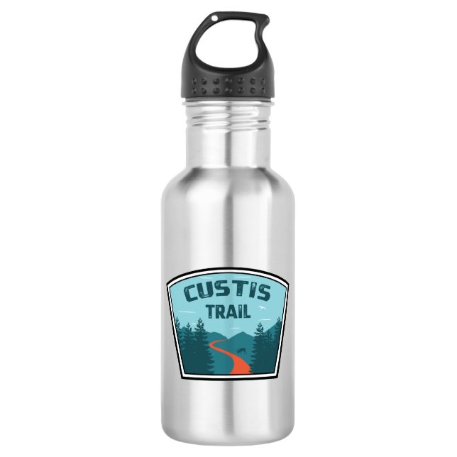 Bouteille D'eau Piste Custis (Devant)