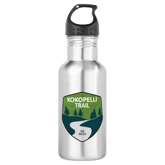 Bouteille D'eau Piste Kokopelli (Devant)