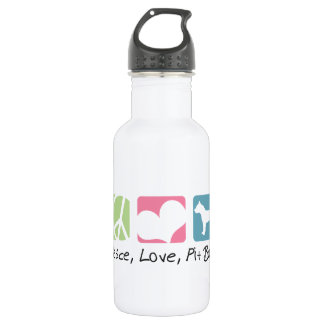 Bouteille D'eau Pitbulls d'amour de paix