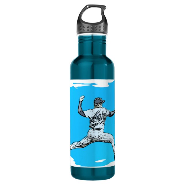 Bouteille D'eau Pitcher de baseball (Devant)