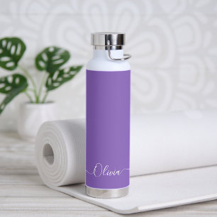 Bouteille D'eau PixDezines Lavande violet do-it-yourself couleur b