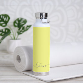 Bouteille D'eau PixDezines Lemonade Jaune do-it-yourself couleur