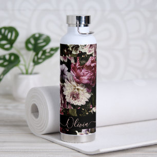 Bouteille D'eau PixDezines Moody Botanical do-it-yourself Arrière