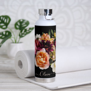 Bouteille D'eau PixDezines Moody Flower Bouquet do-it-yourself Arr