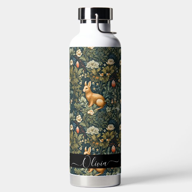 Bouteille D'eau PixDezines William Morris Woodland (Droite)