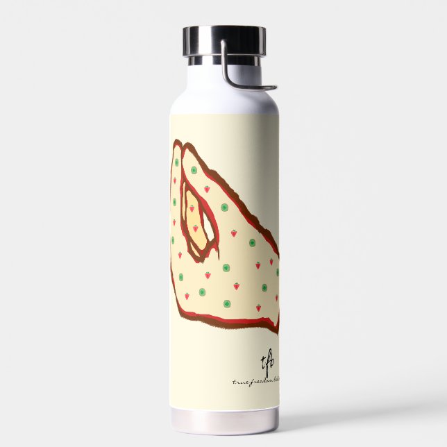 Bouteille D'eau Pizza de la fraise et du kiwi (Gauche)