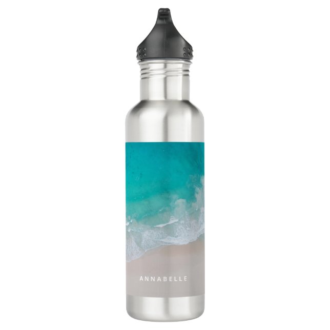 Bouteille D'eau Plage de sable tropical océan personnalisé l'avent (Droite)