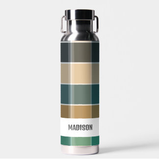 Bouteille D'eau Plaid personnalisé moderne tendance