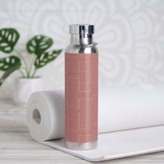 Bouteille d'eau - Plan en mauve blush