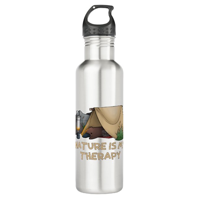 Bouteille d'eau - Platypus Camping Edition (Devant)