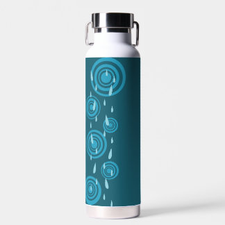 Bouteille D'eau Pluie bleue