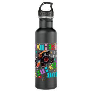 Bouteille D'eau plus de 2 anniversaire garçon monster camion fête 