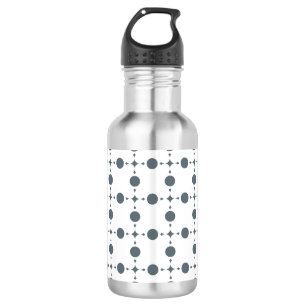 Bouteille D'eau Points gris, Motif à pois, Pois, Pointillé