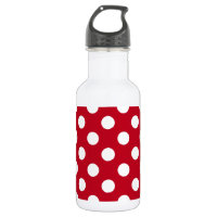 Pois blancs sur rouge