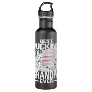 Bouteille D'eau Poison du meilleur pucking grand-père de hockey