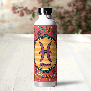 Bouteille D'eau Poisson Groovy Personnalisé