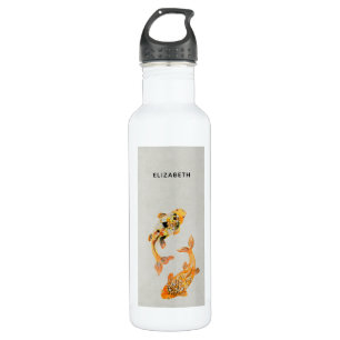 Bouteille D'eau Poisson Koi Or élégant