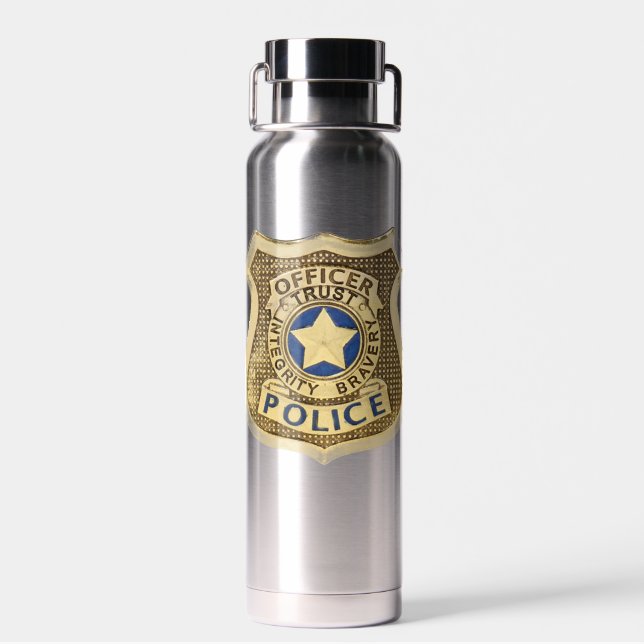 Bouteille D'eau Police (Arrière)
