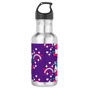 Bouteille D'eau Pony de licorne violette