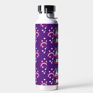 Bouteille D'eau Pony de licorne violette