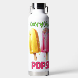 BOUTEILLE D'EAU POPSICLES D'ÉTÉ AUX COULEURS LUMINEUSES