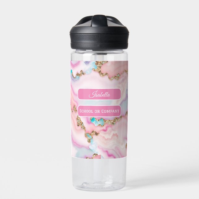 Bouteille D'eau Porte rose clair Marbre Collection populaire (Extérieur)