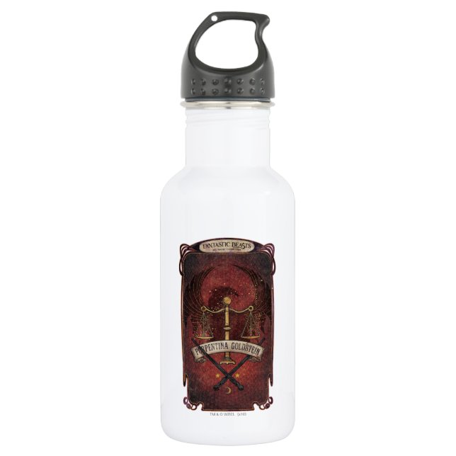 Bouteille D'eau PORTENTINA GOLDSTEIN™ MACUSA™ Graphique (Devant)