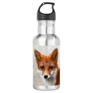 Bouteille D'eau Portrait de beau renard rouge sauvage