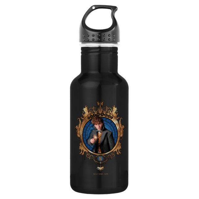 Bouteille D'eau Portrait NEWT SCAMANDER™ (Devant)