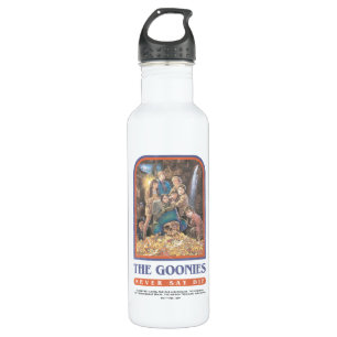 Bouteille D'eau Poster de l'anniversaire du trésor des Goonies