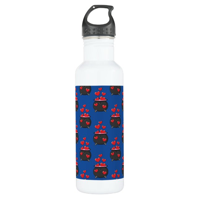 Bouteille D'eau Potion d'amour des coeurs (Devant)